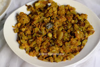 Snake Gourd Dhal Fry, Pudalangaai Paruppu poriyal, Easy side dish recipe for Rice Varieties