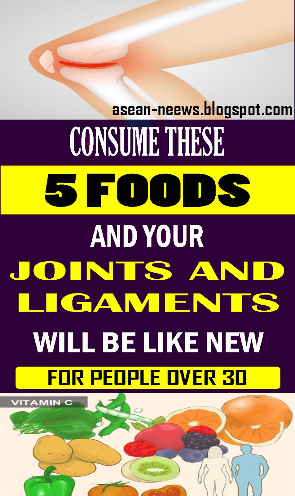 5 FOODS THAT WILL IMPROVE THE HEALTH OF YOUR JOINTS AND LIGAMENTS