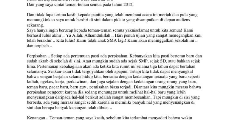 Contoh Teks Pidato Tentang Pergaulan Bebas