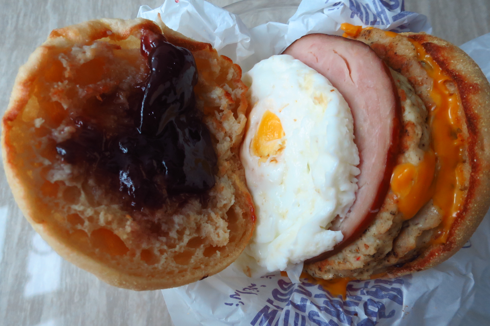 Sausage McMuffin with Egg