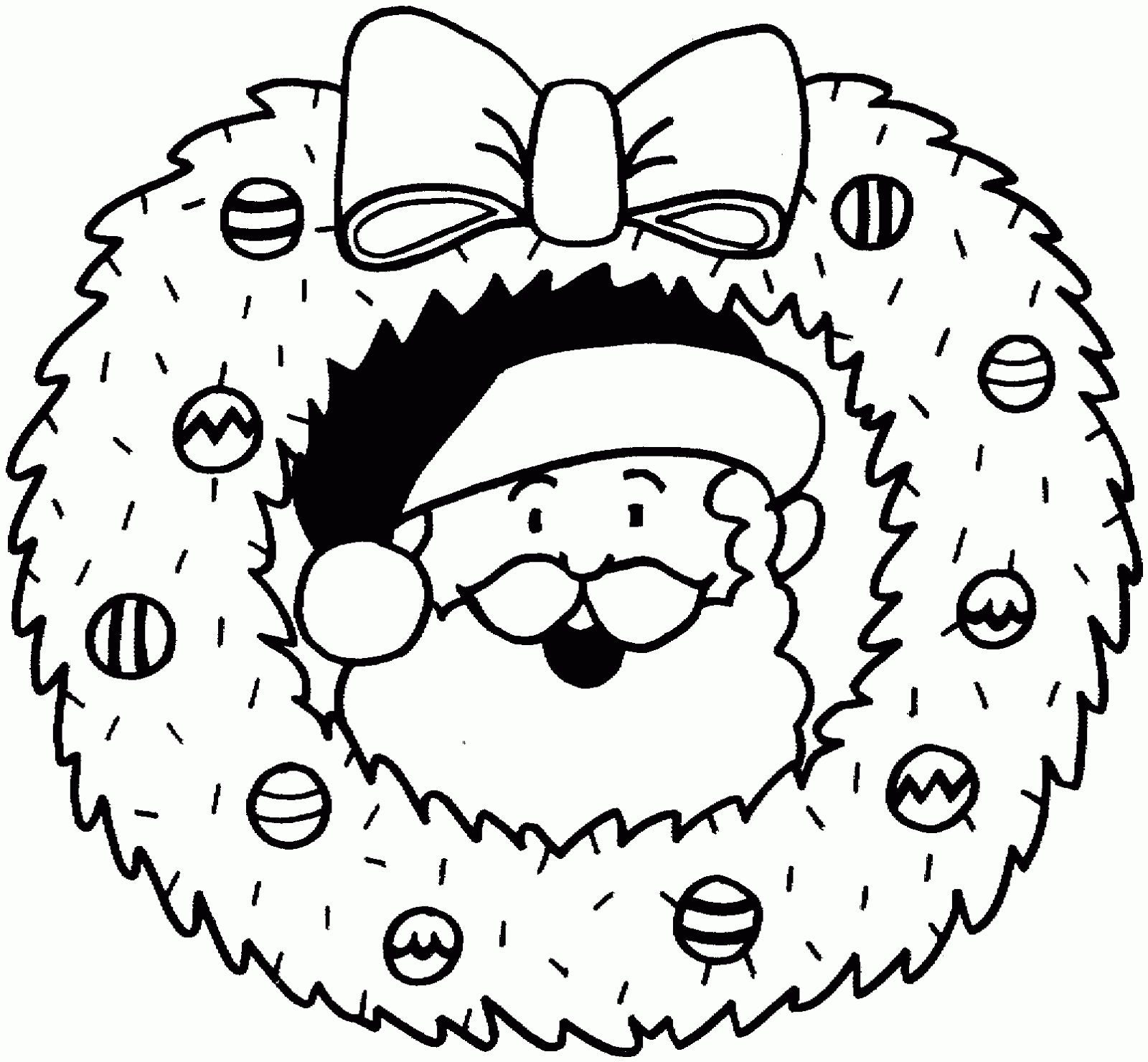 Coloring Pages Wreaths Coloring Pages Free and Printable