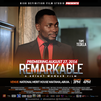 4 #Remarkable movie world premiere, staring Daniel K Daniel, Tope Tedela, Titi Joseph