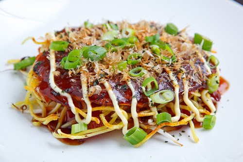 Okonomiyaki (Hiroshima Style)