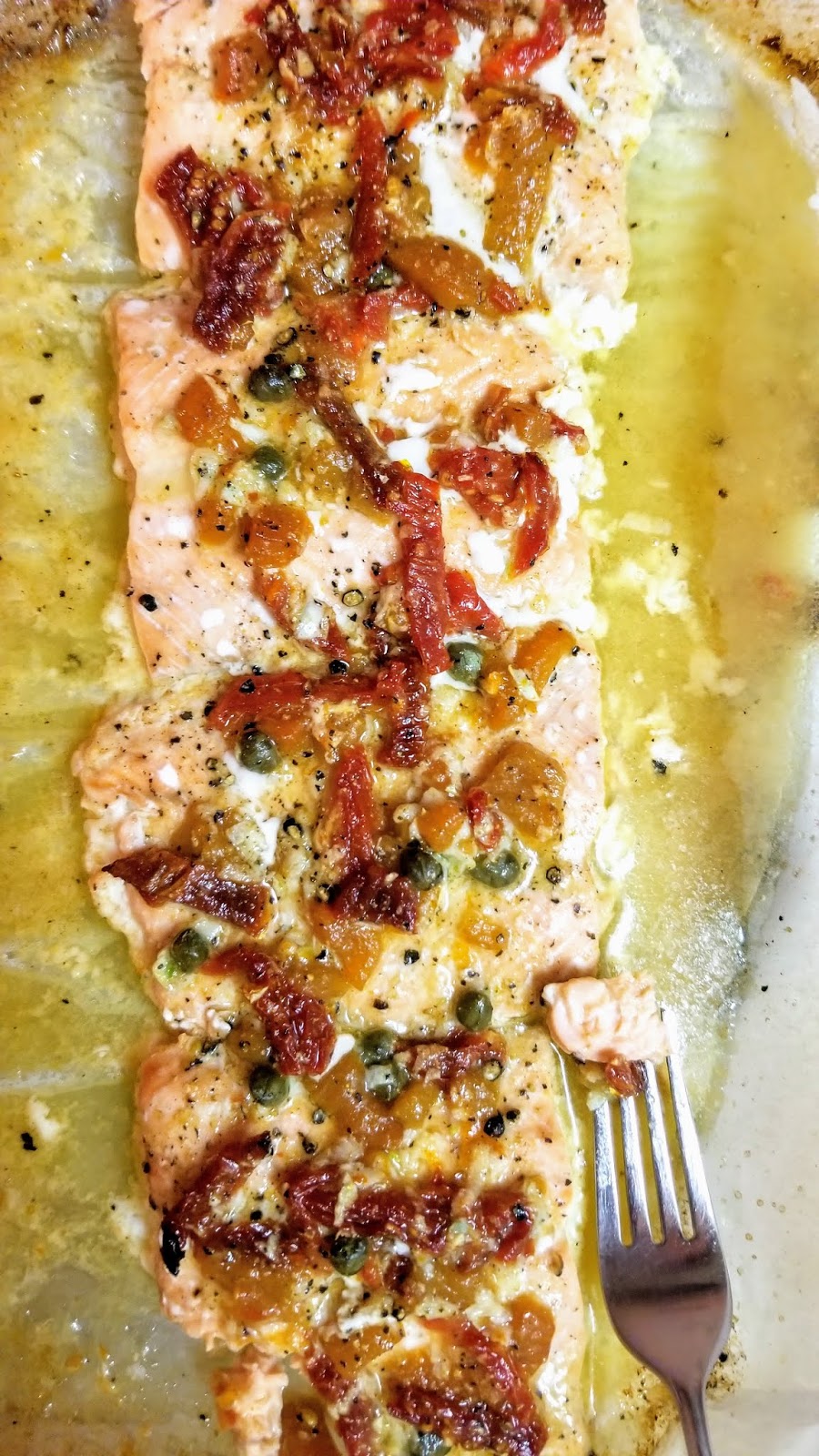 Hot and Cold Running Mom Just my Stuff Sun Dried Tomato Salmon
