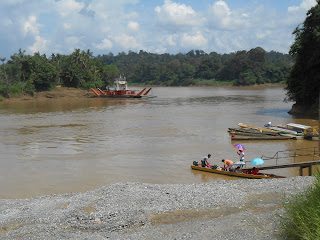 River Crossing In Sarawak