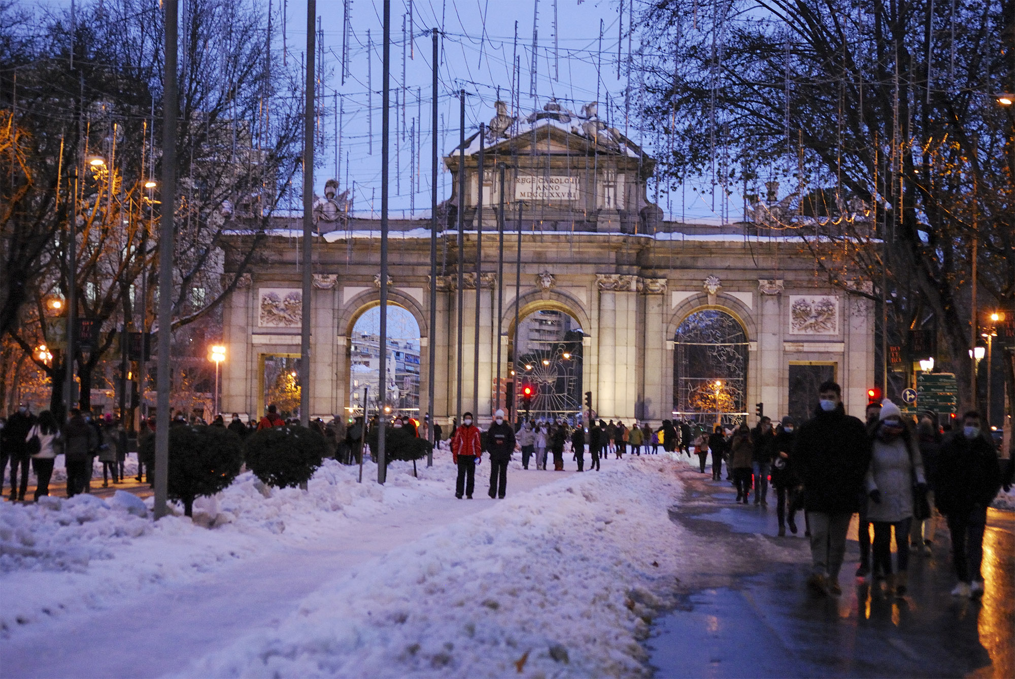 Snow in Madrid Memories of the Pacific