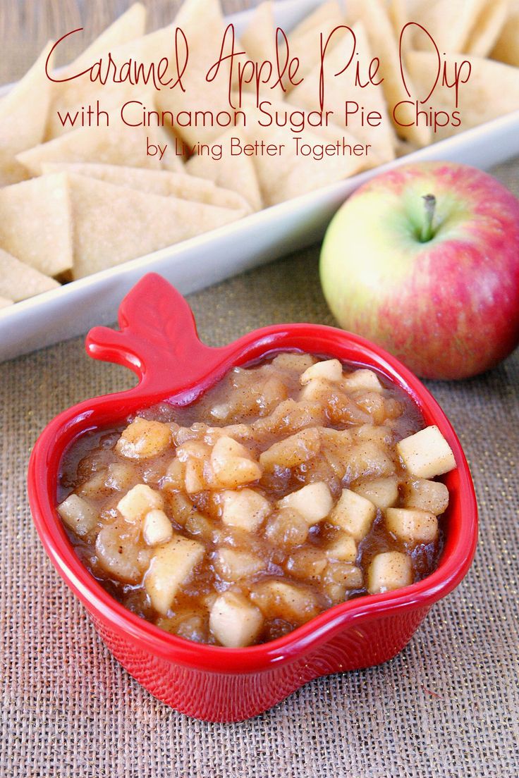 caramel apple pie dip