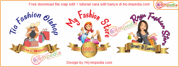 Contoh Logo Fashion Contoh Logo Toko Logo Store Logo Toko