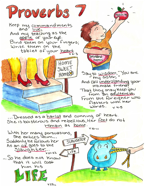 Doodle Through The Bible Proverbs 7 Doodle Through The Bible Proverbs 7