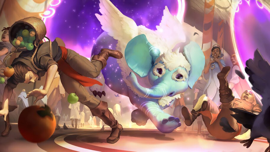 Startled Stomper, Targon, Legends of Runeterra, 4K, #5.2744 Wallpaper