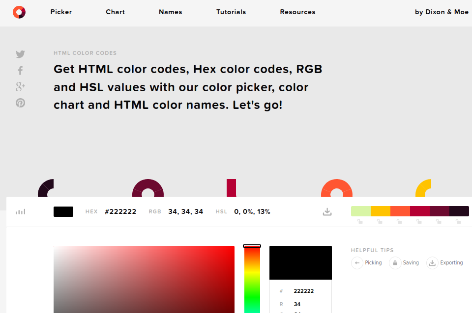 Cambia fácilmente los colores de tu plantilla con HTML Color Codes