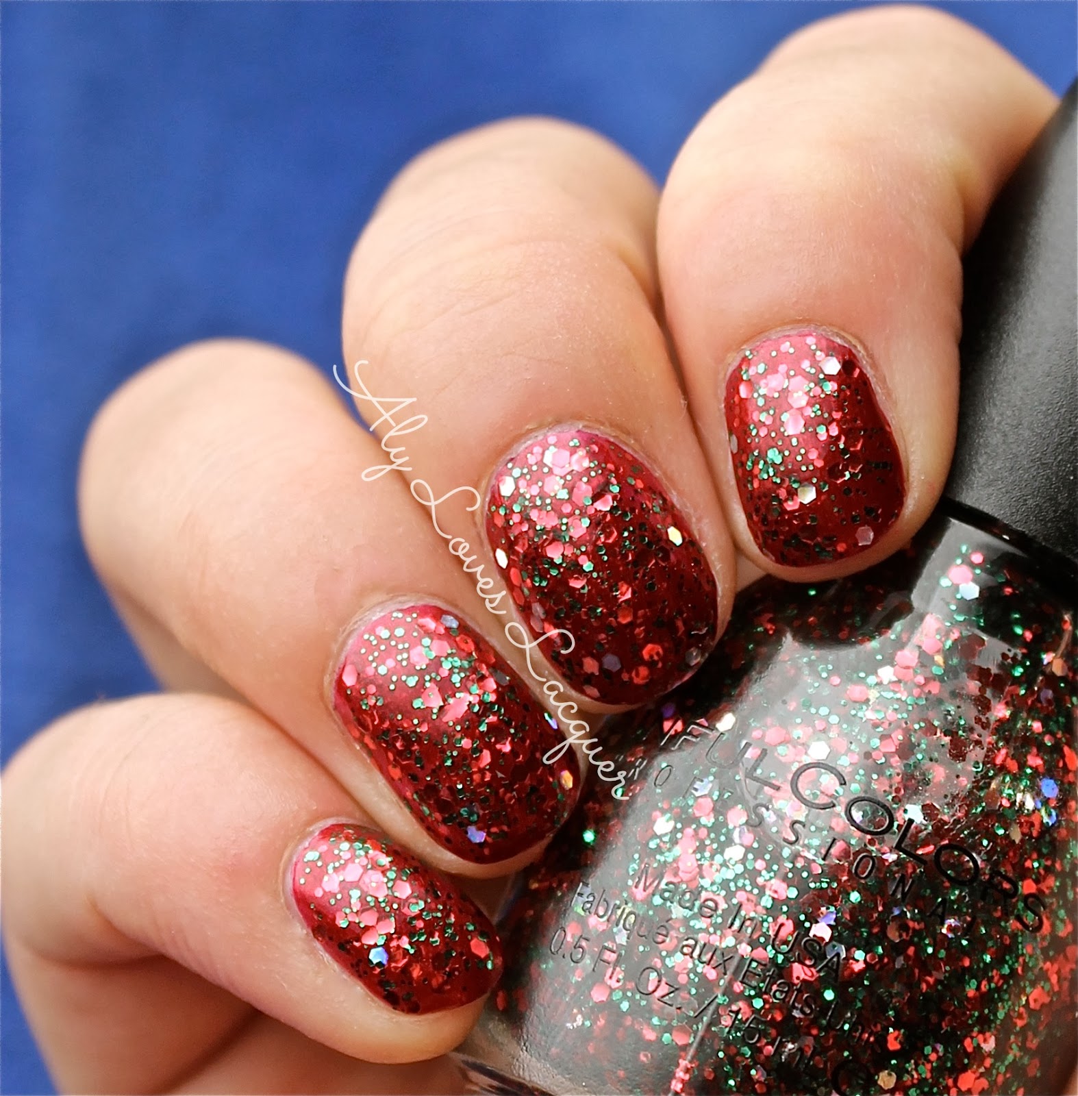 My Very Merry Christmas Mani Featuring SinfulColors Aly Loves Lacquer