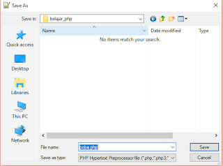Belajar Pemograman Web PHP untuk pemula