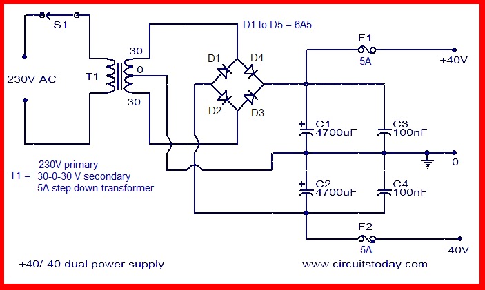  SKEMA  RANGKAIAN AMPLIFIER Power  Supply  6 Amper