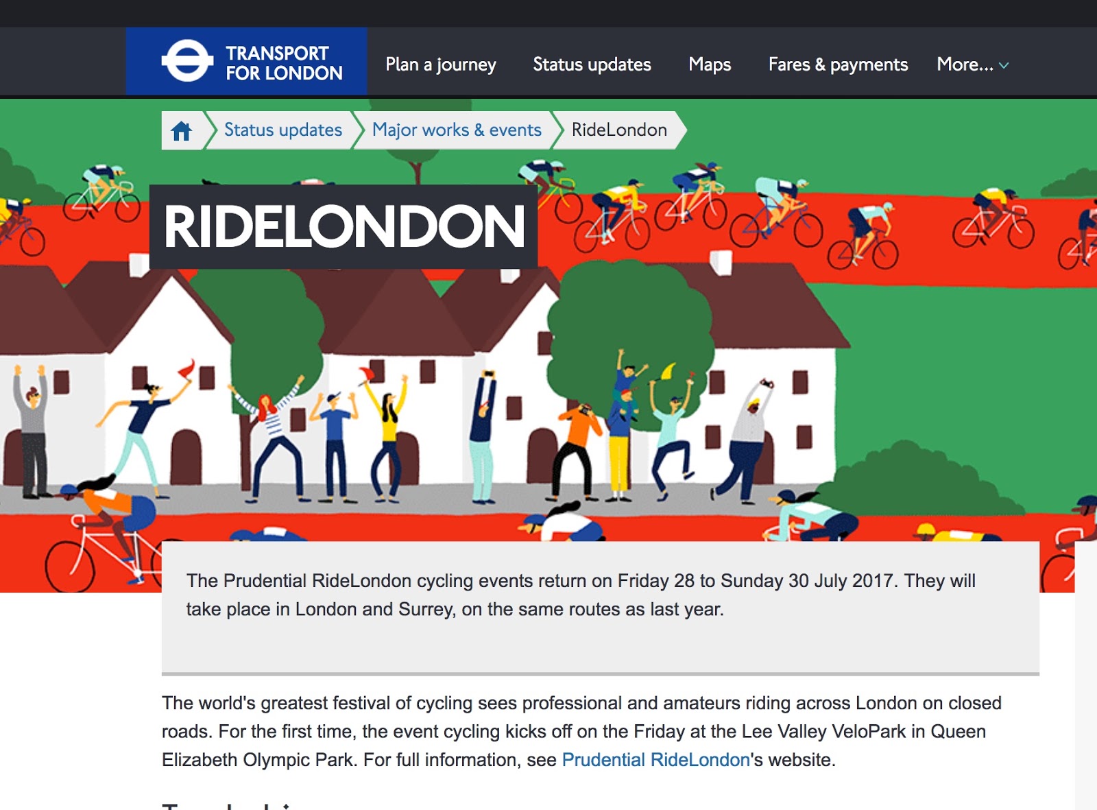 Jim's Loire 2017 Ride London + idiotic and ignorant bus drivers