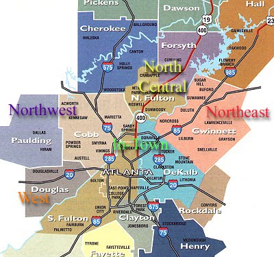 Atlanta Map - Free Printable Maps