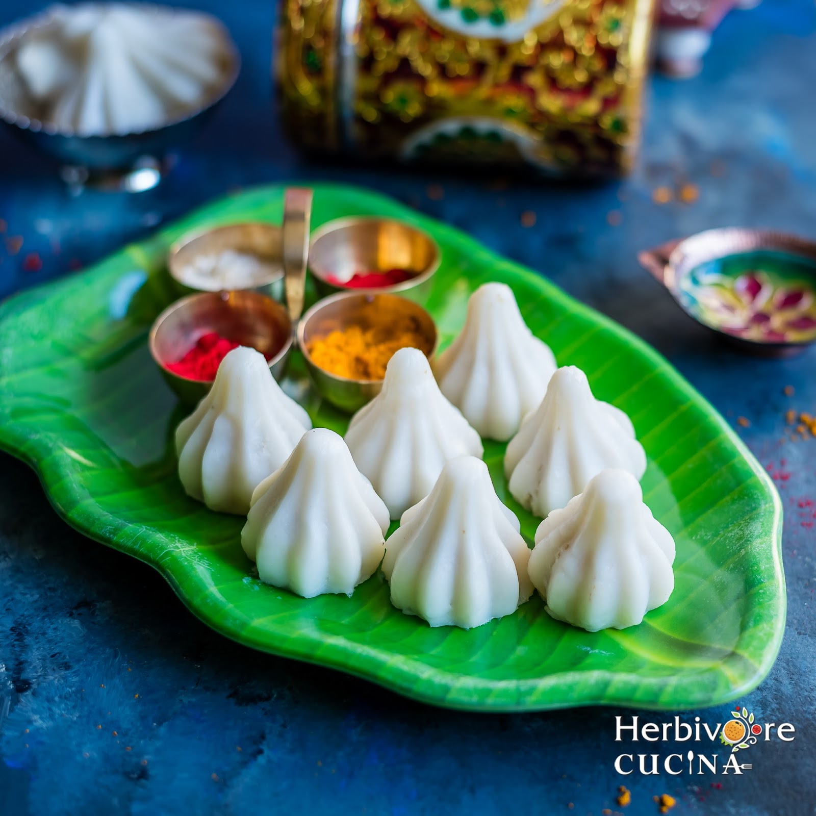 Herbivore Cucina Ukadiche Modak Steamed Rice Flour Dumplings