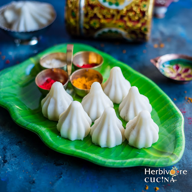 Herbivore Cucina Ukadiche Modak Steamed Rice Flour Dumplings