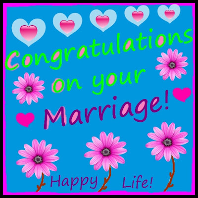 Congratulations on your marriage! Happy Life
