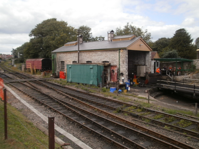 swanage engine shed seen here in august 2013 this shows the shed as it 