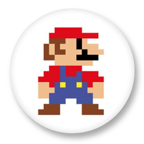 Super Mario Bros Pixel Statue