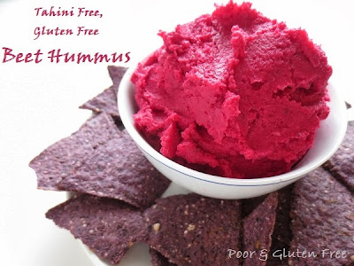 http://poorandglutenfree.blogspot.ca/2013/11/gluten-free-beet-hummus-tahini-free.html