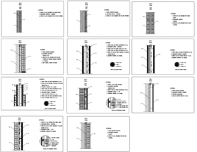 A ACOUSTIC INSULATION WALL SECTION PLAN LAYOUT FILE