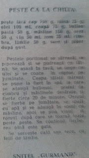 Pește ca la Chilia
