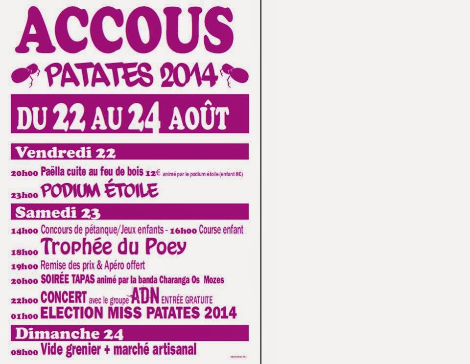 Fête des Patates 2014 d'Accous