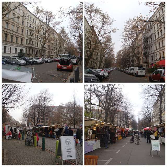 Mercados e feirinhas em Berlim - Ökomarkt na Käthe Kollowitz Platz, Prenzlauer Berg