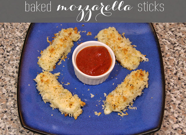 Baked Mozzarella Sticks