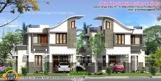 Twin house plan