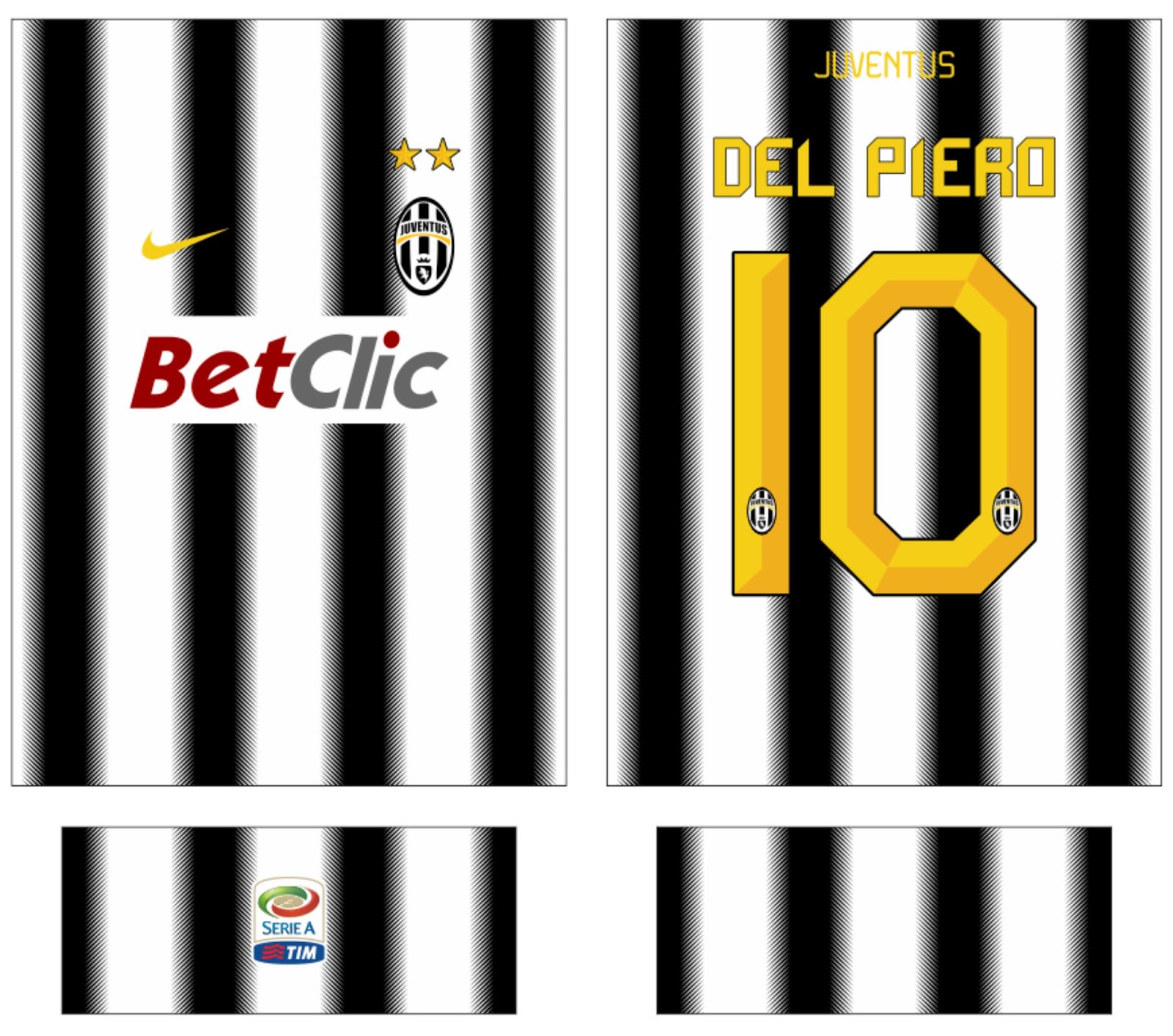 Juventus Jersey Home 20112012