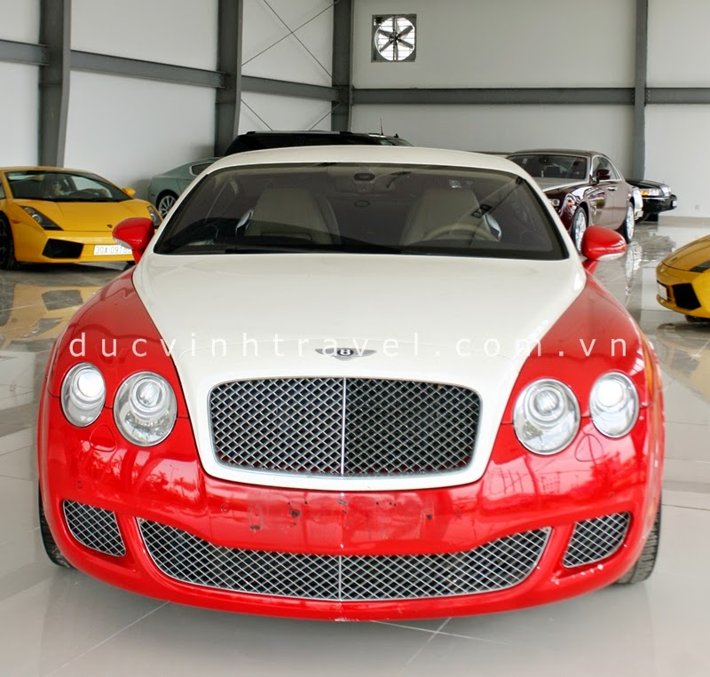 Cho thuê xe Bentley Continental GT Đỏ siêu sang - DUC VINH TRANS