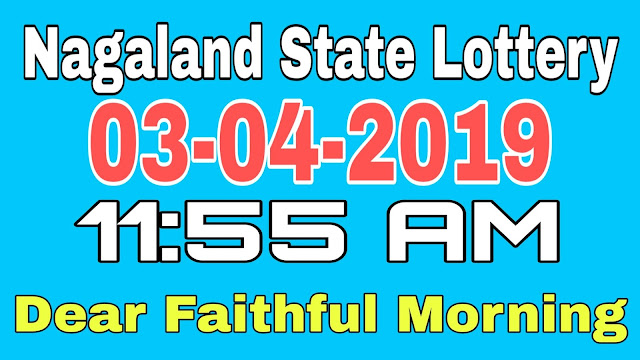 Nagaland State Lottery Morning Result