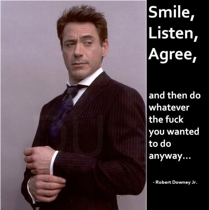Robert Downey Jr - Wise Words Quote