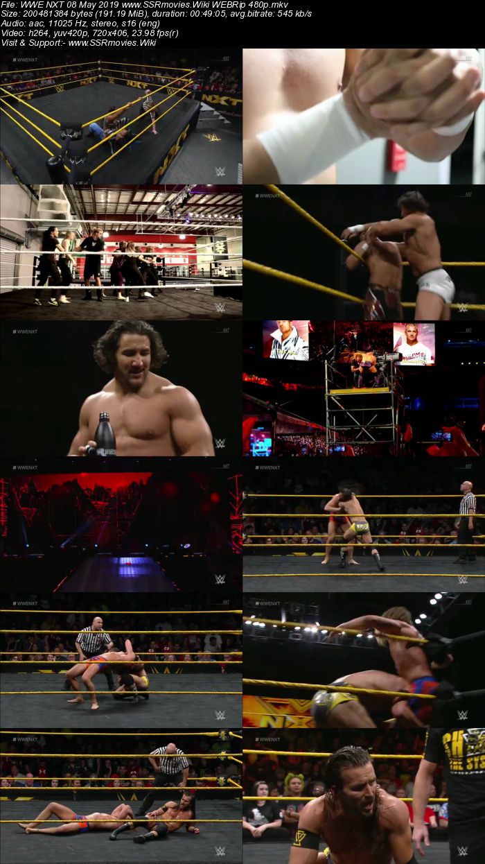 WWE NXT 8 May 2019 HDTV 480p Full Show Download