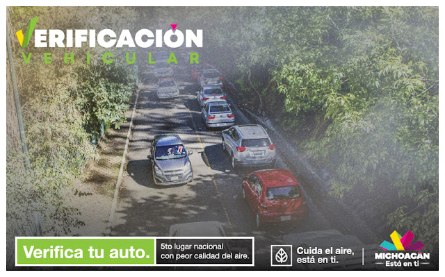 Homologa Michoacán sistema de Verificación Vehicular con actualizaciones 2020