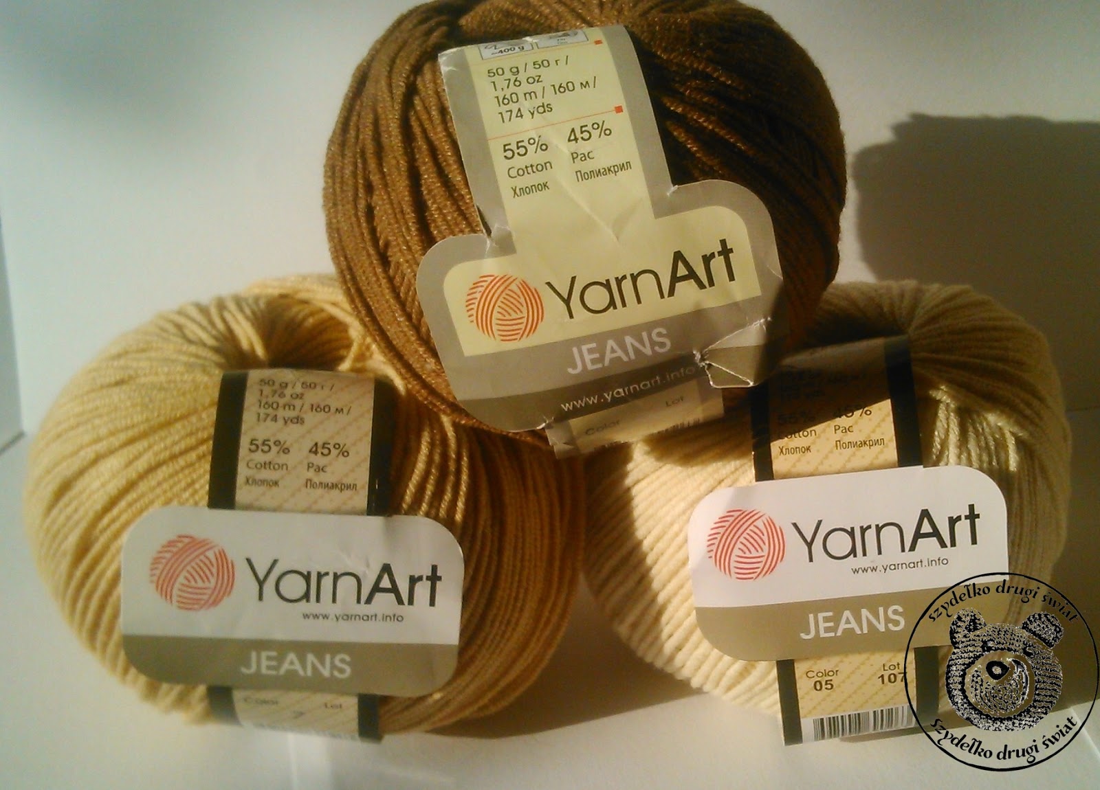 Szydełko drugi świat Yarn Art Jeansrecenzja