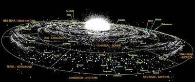 Nuova mappa galattica mostra posizioni e luminosità miliardi di stelle