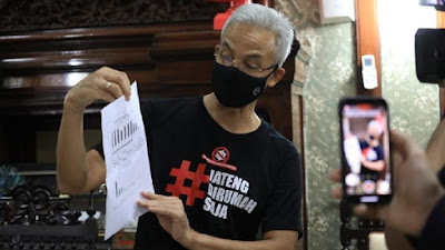 Bidikannya di Anies diyakini berbau pemilihan presiden, Ganjar: jauh! 1 Gubernur Jawa Tengah Ganjar Pranowo 169 Tembakannya ke Anies memikirkan aroma pemilihan presiden, Ganjar: Jauh!