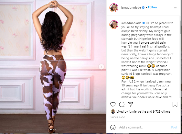 I had always been skinny, but Nigerian food changed me- Actress Adunni Ade laments