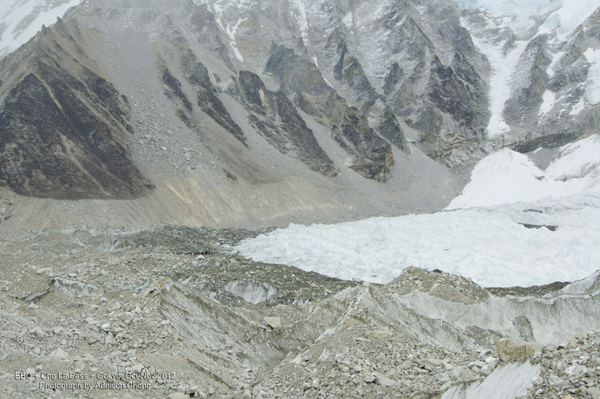Everest Base Camp, EBC, Khumbu Icefall Everest Base Camp, EBC, Khumbu Icefall