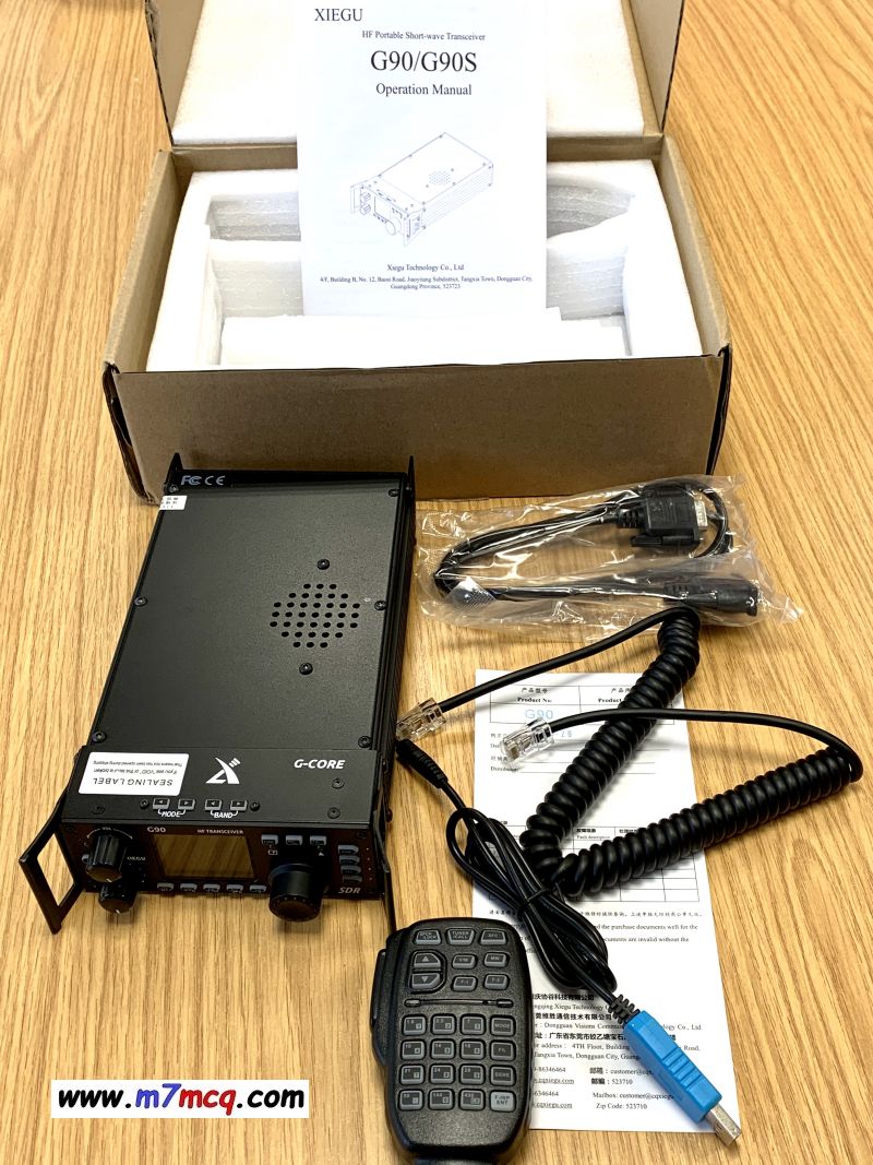 M7MCQ HAM RADIO BLOG XIEGU G90 SDR REVIEW