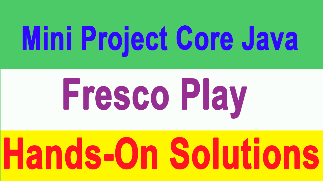 mini project using java mini project using java