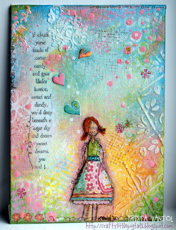 Crafty Little Pigtails: My Mixed Media Art