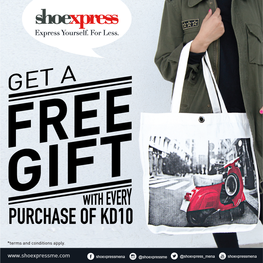 Shoexpress Kuwait FREE GIFT