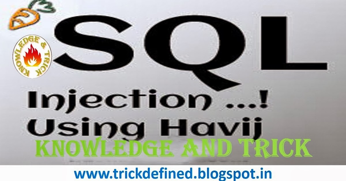 sql injection tool havij