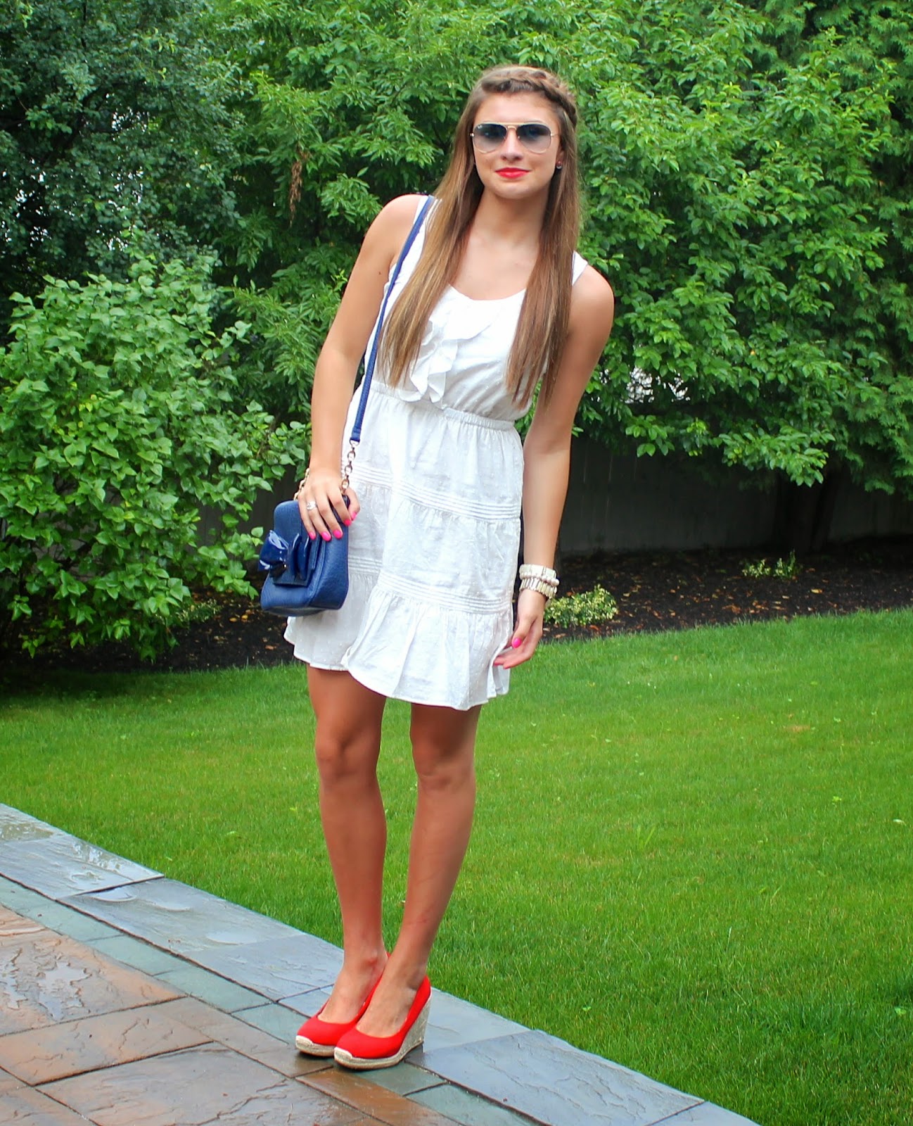 Célfie Central: Red, White, and Blue Outfit Ideas...