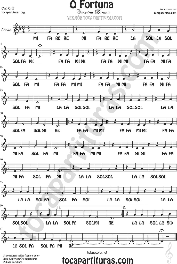 Carmina burana partitura piano pdf miguel angel valda